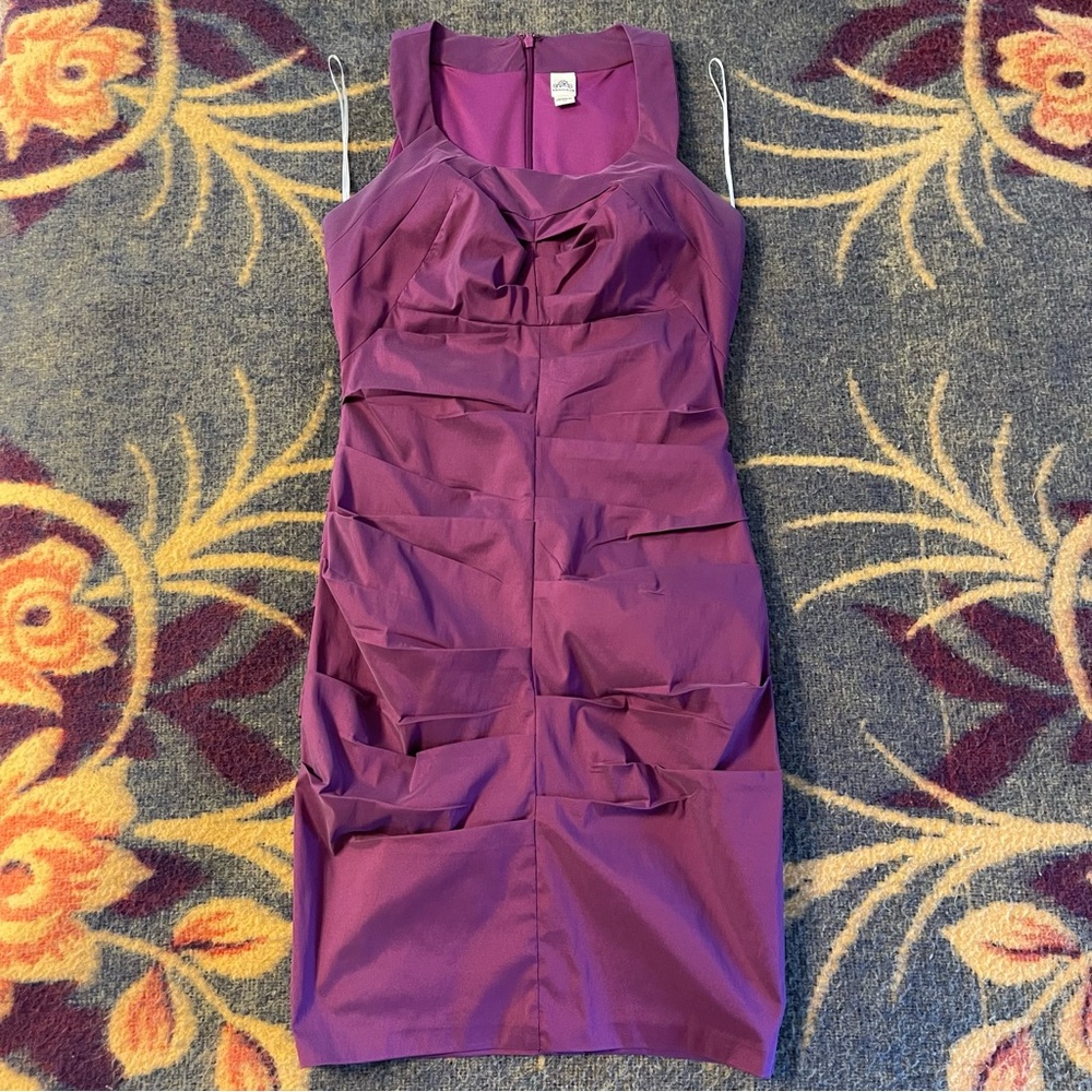 Cocktail dress. Purple fully lined size 10